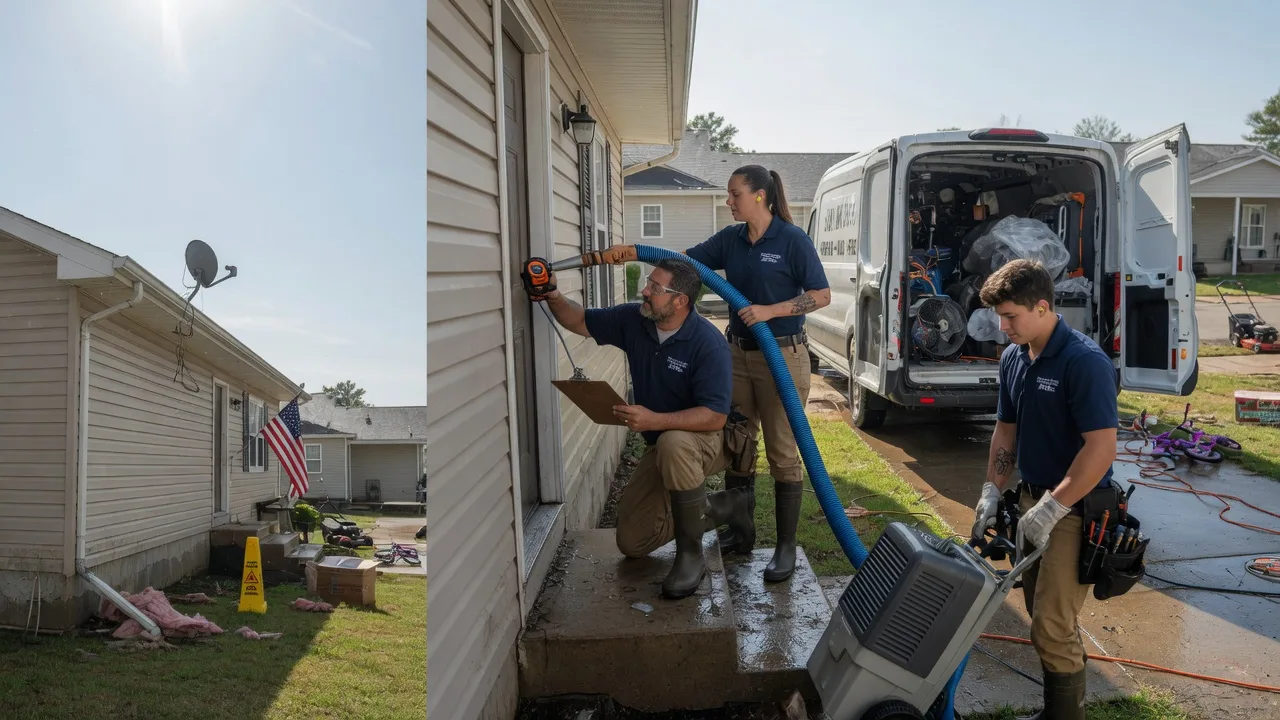 Ceiling Water Damage Restoration in New Manchester, WV near me